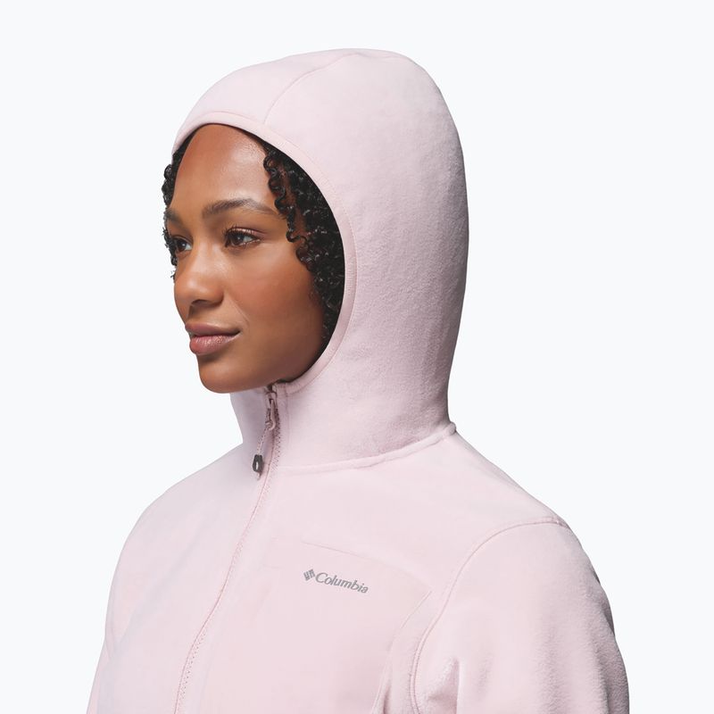 Bluză fleece pentru femei Columbia Pacific Arch 200 Hooded Full Zip Fleece mineral pink 8