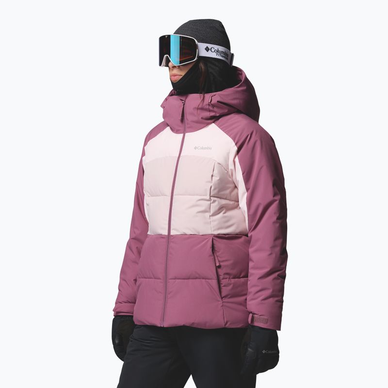 Geacă de schi pentru femei Columbia Ava Alpine Puffer antique mauve/powder pink/mineral pink 4