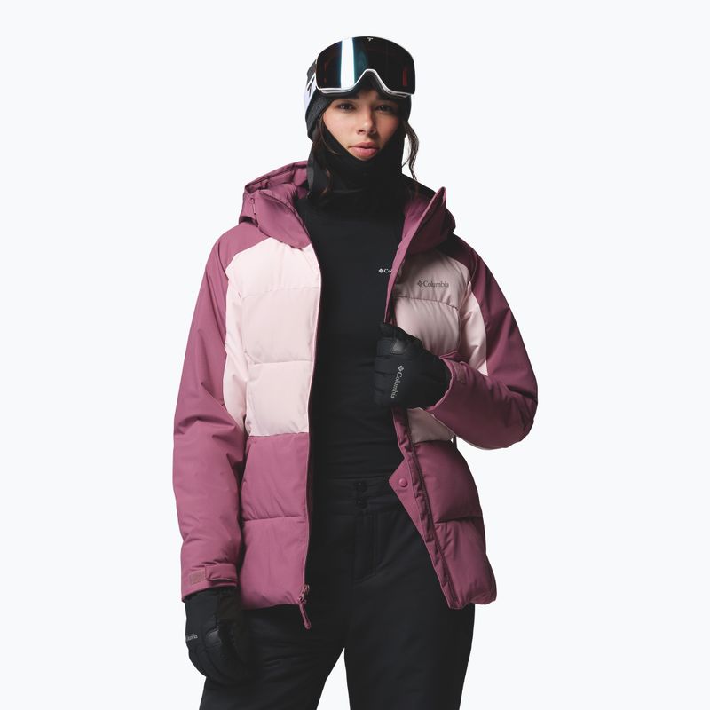 Geacă de schi pentru femei Columbia Ava Alpine Puffer antique mauve/powder pink/mineral pink 5