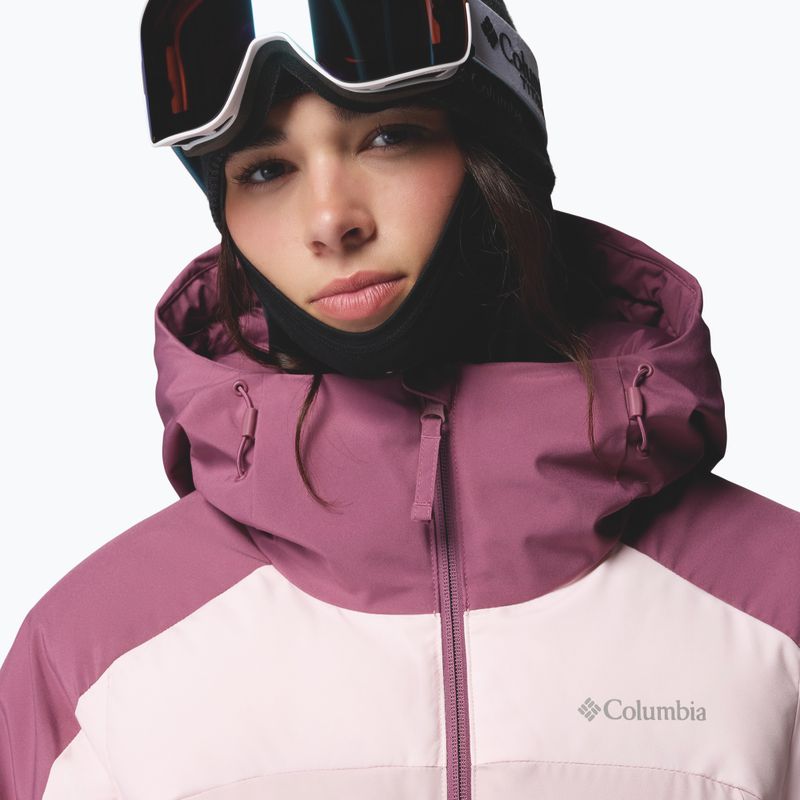 Geacă de schi pentru femei Columbia Ava Alpine Puffer antique mauve/powder pink/mineral pink 7