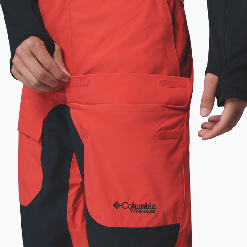 Pantaloni de snowboard pentru bărbați Columbia Winter District super sonic/black 7