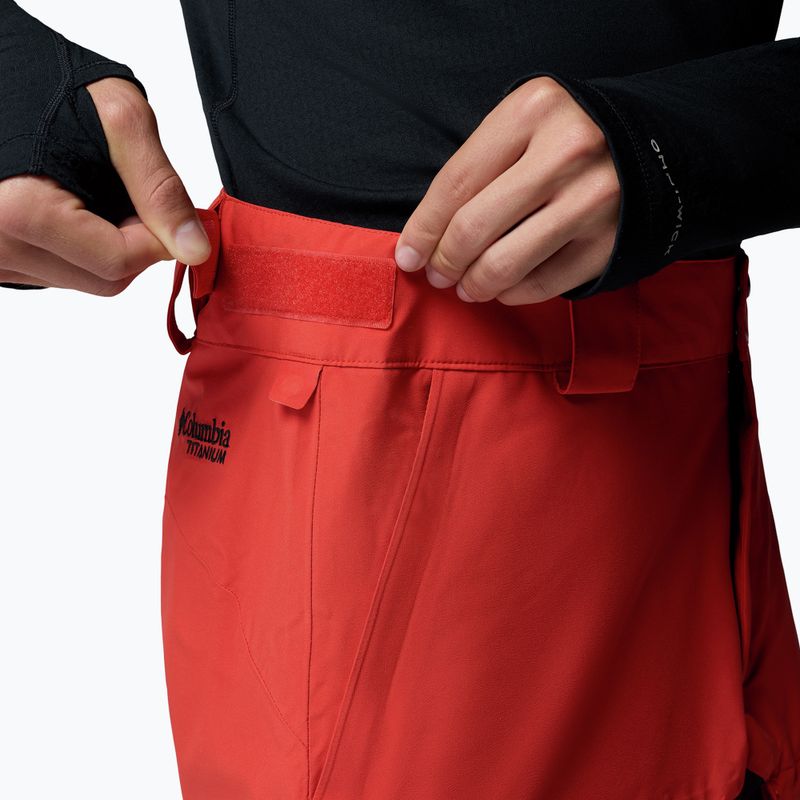 Pantaloni de snowboard pentru bărbați Columbia Winter District super sonic/black 8