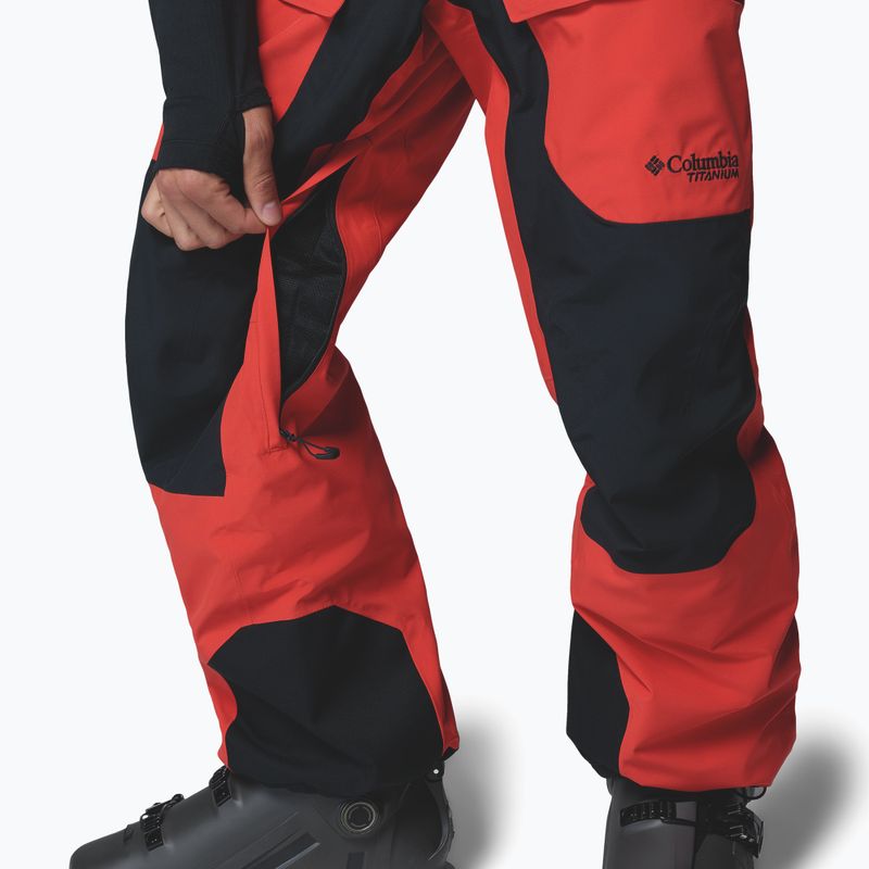 Pantaloni de snowboard pentru bărbați Columbia Winter District super sonic/black 11
