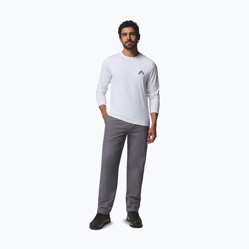 Longsleeve pentru bărbați Columbia Parsons Point LS Graphic Tee white zigzag climb 2