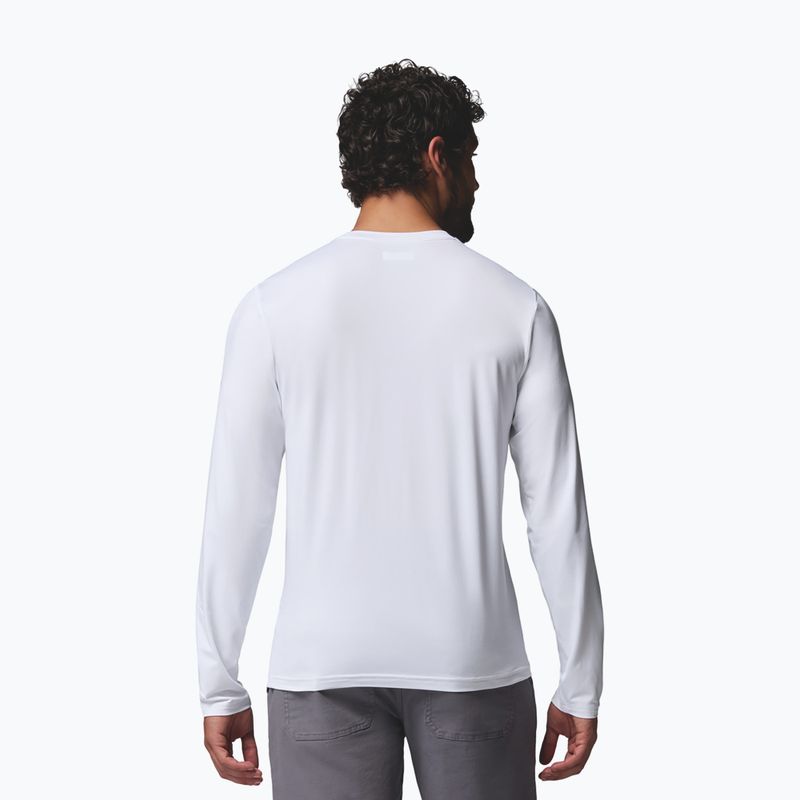 Longsleeve pentru bărbați Columbia Parsons Point LS Graphic Tee white zigzag climb 3
