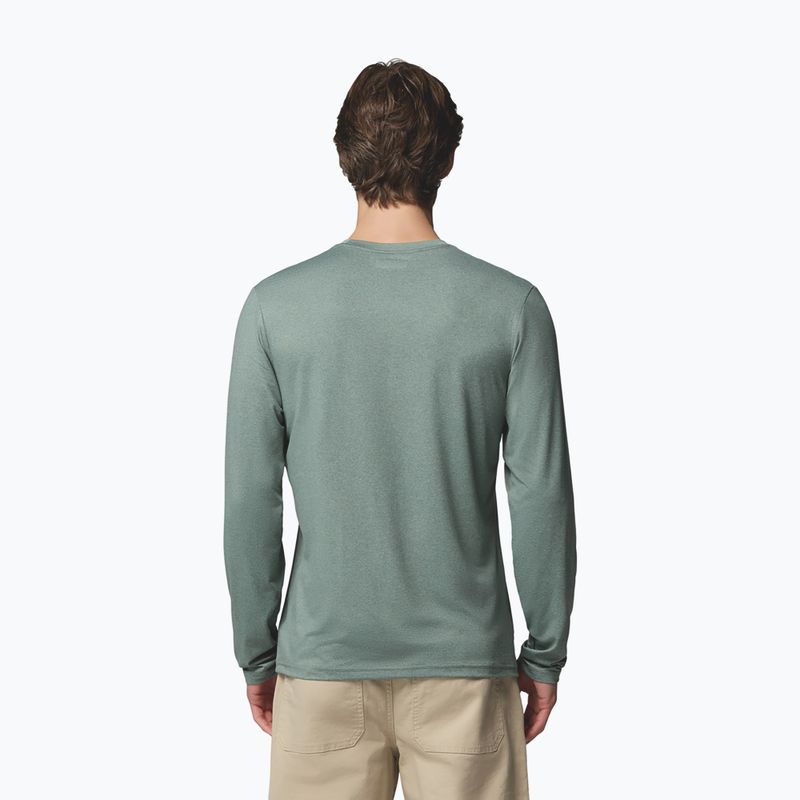 Longsleeve pentru bărbați Columbia Parsons Point LS Graphic Tee sedona sage heather framed peakscape 3
