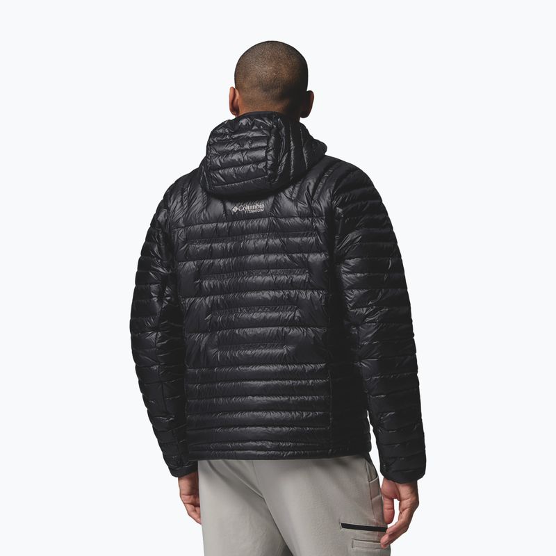 Geacă cu puf pentru bărbați Columbia Endevour Mountain Down Hooded black 3