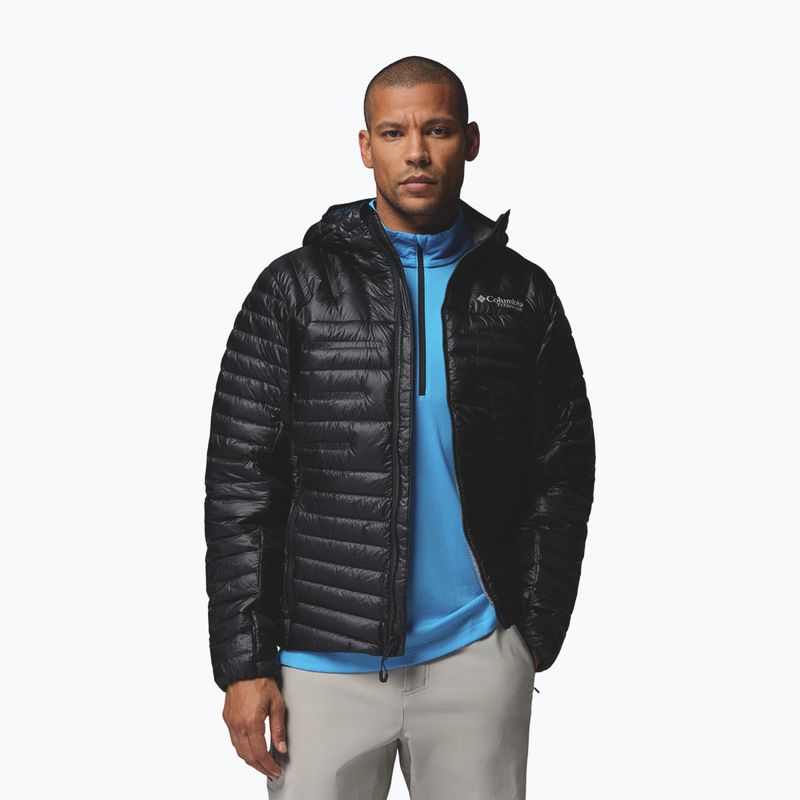 Geacă cu puf pentru bărbați Columbia Endevour Mountain Down Hooded black 4