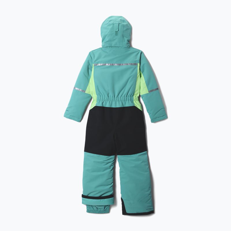 Combinezon de schi pentru copii Columbia Buga IV SUIT teal/black 2