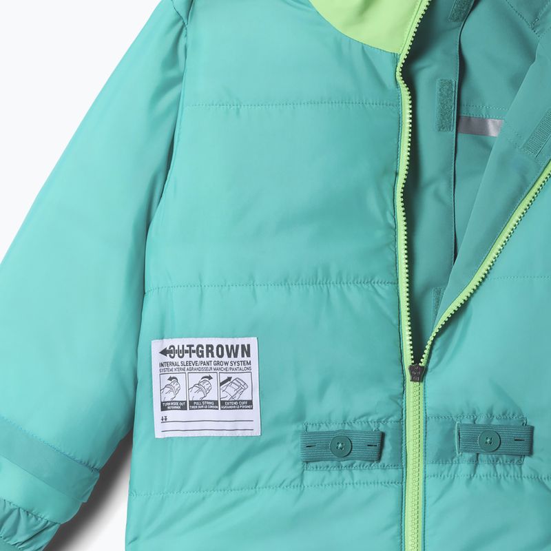 Combinezon de schi pentru copii Columbia Buga IV SUIT teal/black 3