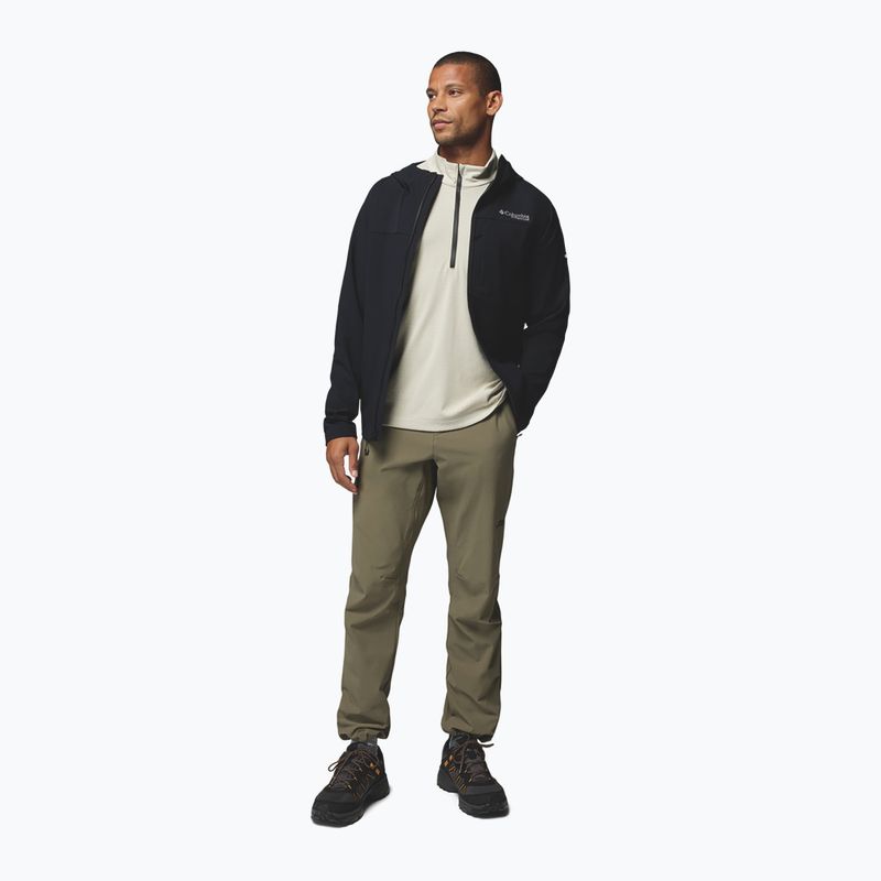 Geacă softshell pentru bărbați Columbia Tennen Mountain Hooded Softshell black 2