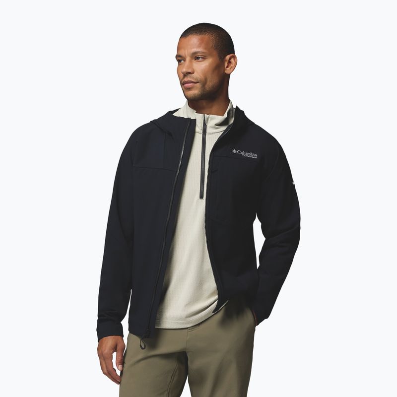 Geacă softshell pentru bărbați Columbia Tennen Mountain Hooded Softshell black 4