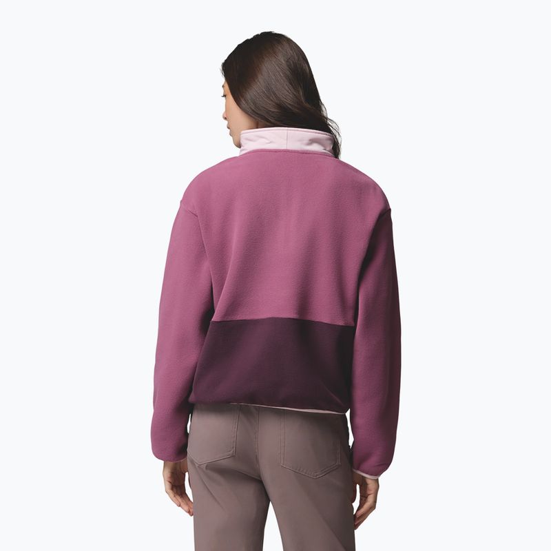 Bluză fleece pentru femei Columbia Sequoia Grove II Half Zip Fleece Antique Mauve/Moonvista/Mineral Pink 3