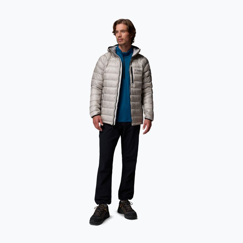 Geacă cu puf pentru bărbați Columbia Arctic Crest Down Hooded flint grey 2