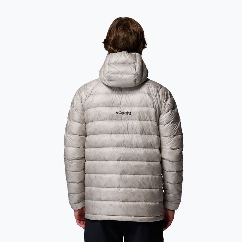 Geacă cu puf pentru bărbați Columbia Arctic Crest Down Hooded flint grey 3