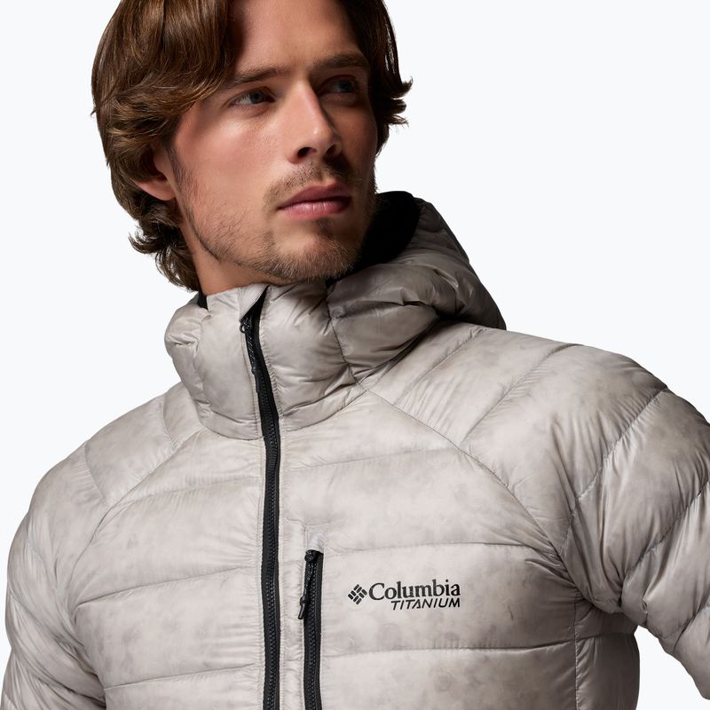 Geacă cu puf pentru bărbați Columbia Arctic Crest Down Hooded flint grey 6