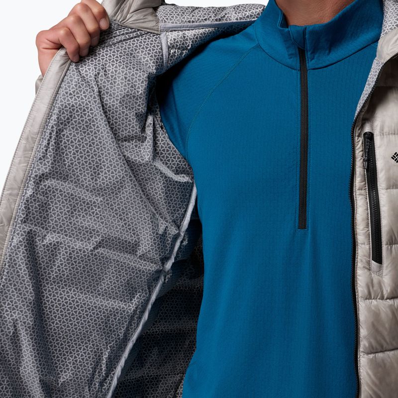 Geacă cu puf pentru bărbați Columbia Arctic Crest Down Hooded flint grey 9