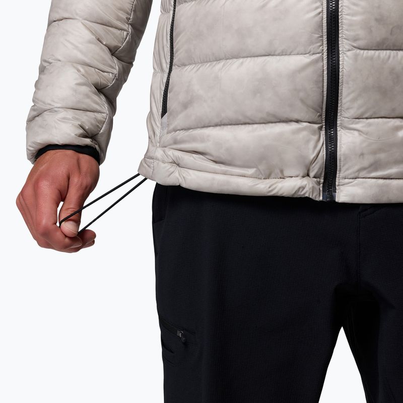 Geacă cu puf pentru bărbați Columbia Arctic Crest Down Hooded flint grey 10
