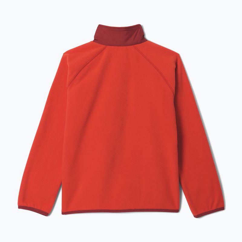 Bluză fleece pentru copii Columbia Fast Trek V Full Zip super sonic/red oxide 2