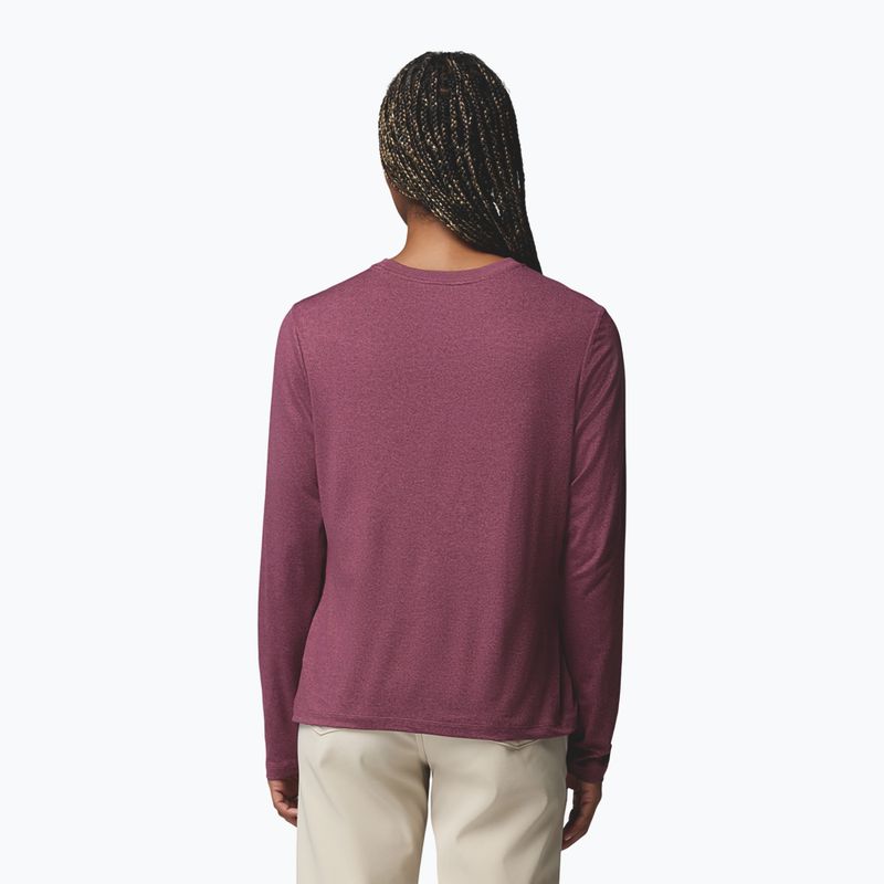 Longsleeve pentru femei Columbia Parsons Point LS Graphic Tee antique mauve heather/all terrain 3