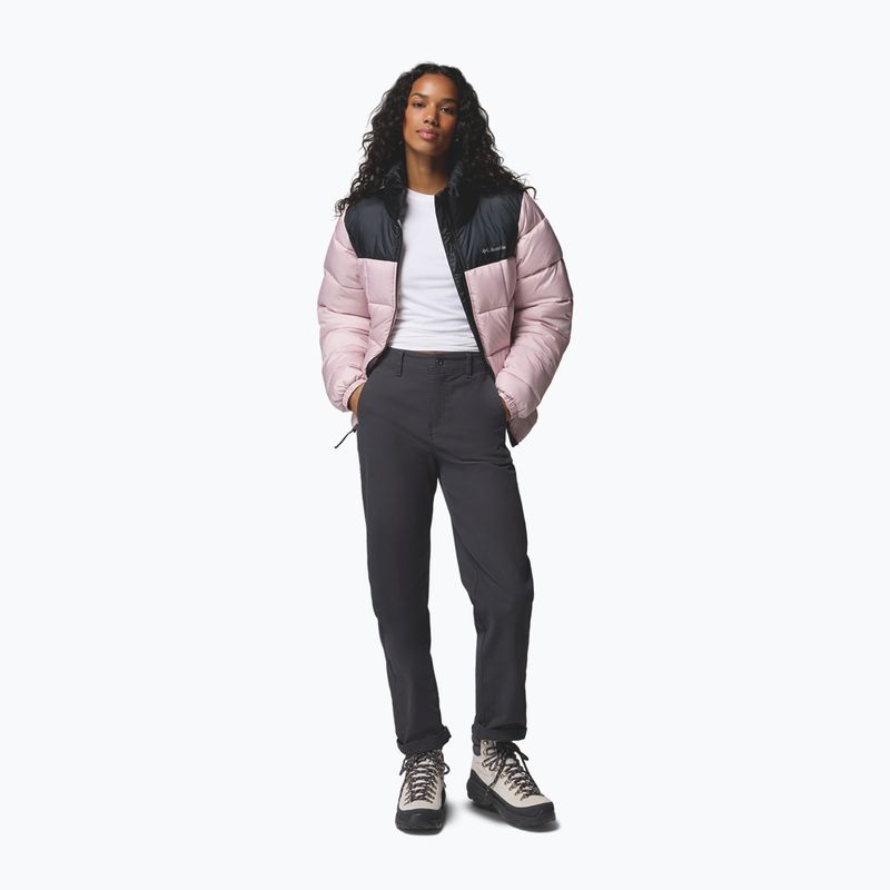 Geacă izolată pentru femei Columbia Puffect III Full Zip mineral pink/black 2
