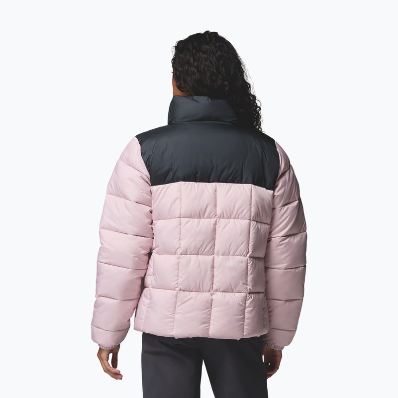 Geacă izolată pentru femei Columbia Puffect III Full Zip mineral pink/black 3