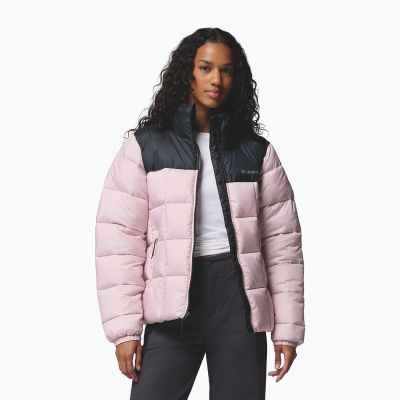 Geacă izolată pentru femei Columbia Puffect III Full Zip mineral pink/black 4