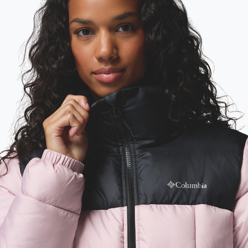 Geacă izolată pentru femei Columbia Puffect III Full Zip mineral pink/black 6