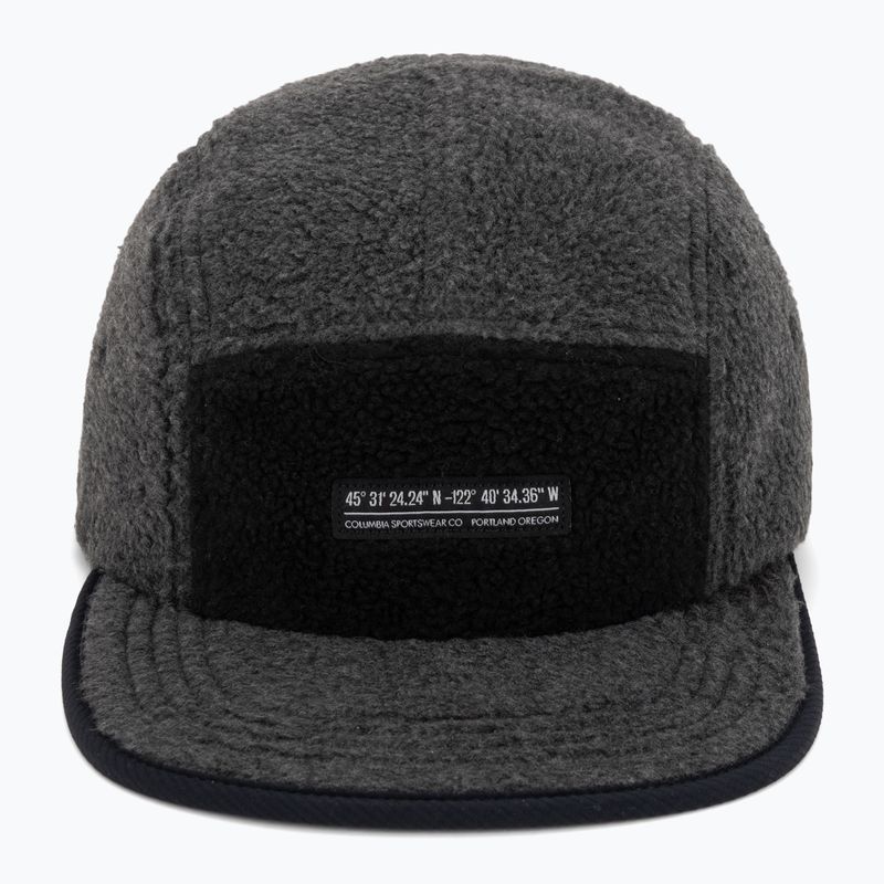 Șapcă Columbia Creek Side Thermal 5 Panel charcoal heather fleece/black ripstop 2