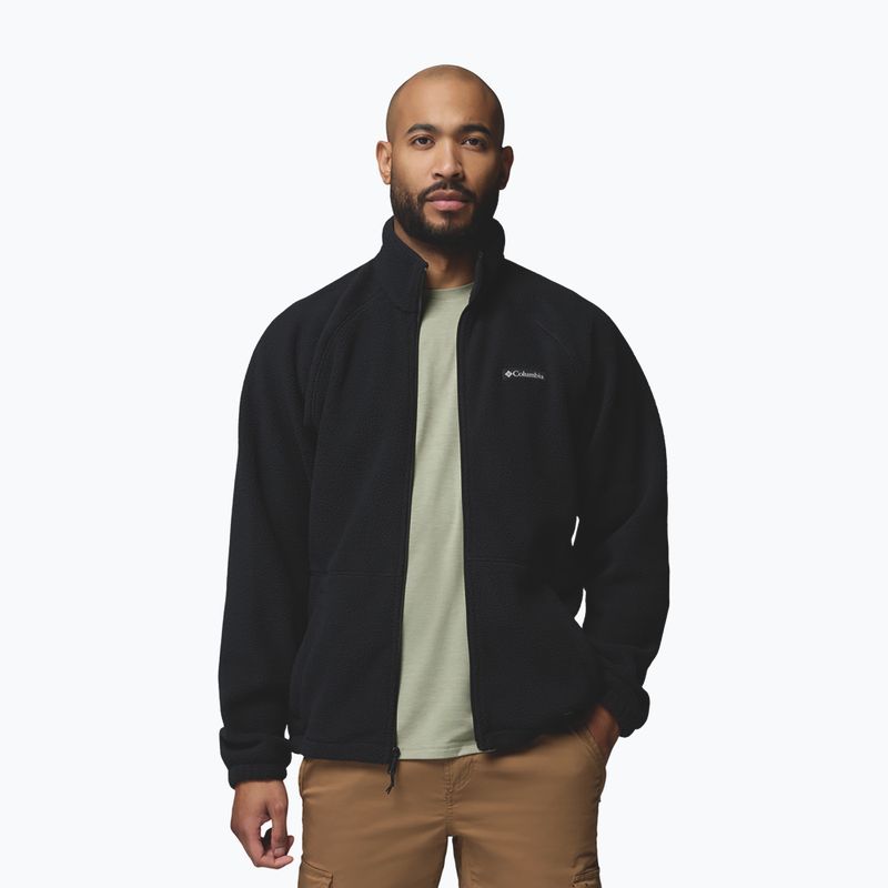 Bluză fleece pentru bărbați Columbia Timber Crest MTR Fleece Full Zip black 4