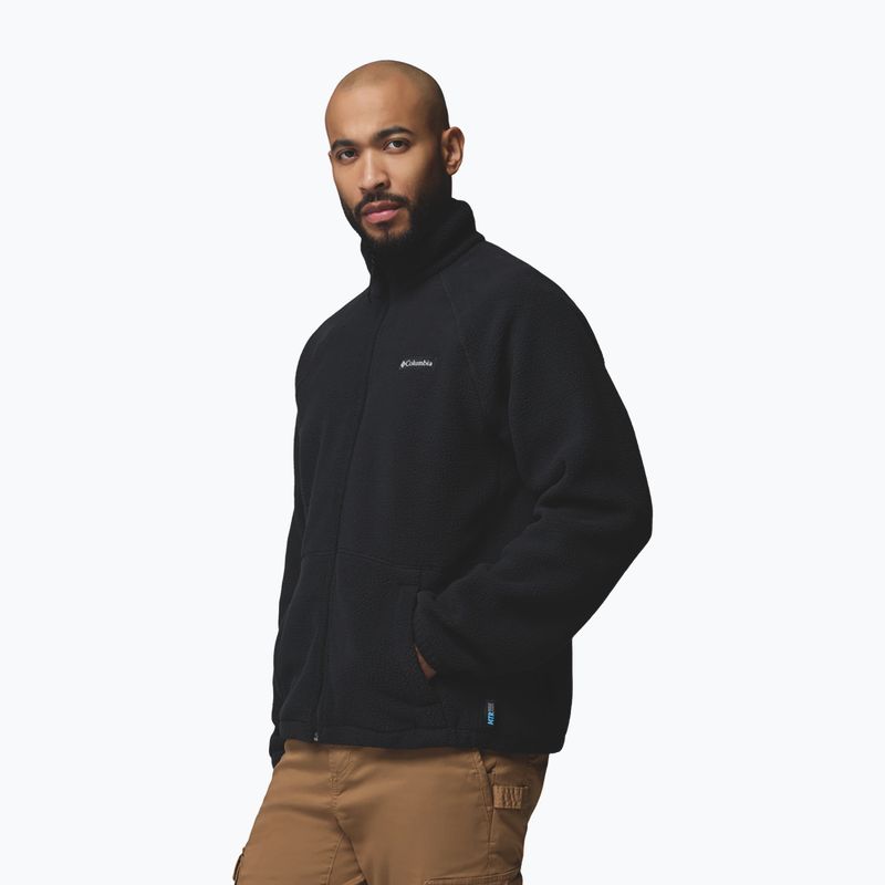 Bluză fleece pentru bărbați Columbia Timber Crest MTR Fleece Full Zip black 5