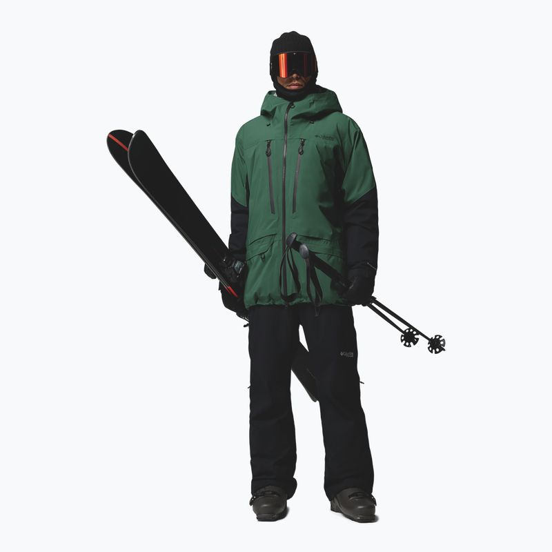 Geacă de schi pentru bărbați Columbia Platinum Peak Insulated rain forest/black 2