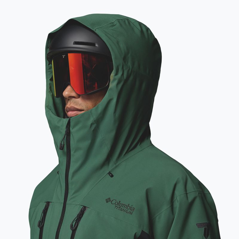 Geacă de schi pentru bărbați Columbia Platinum Peak Insulated rain forest/black 8