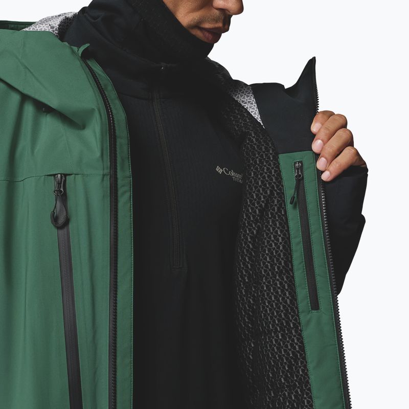 Geacă de schi pentru bărbați Columbia Platinum Peak Insulated rain forest/black 14
