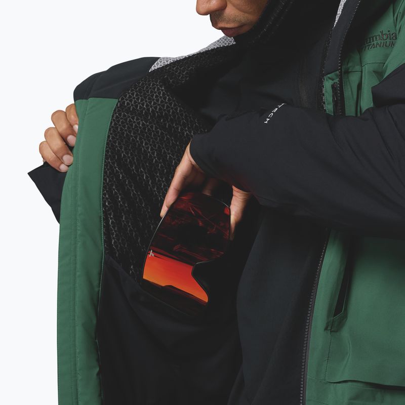 Geacă de schi pentru bărbați Columbia Platinum Peak Insulated rain forest/black 16