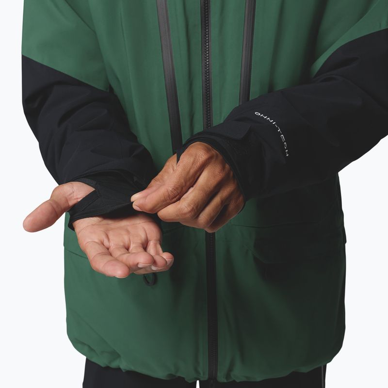 Geacă de schi pentru bărbați Columbia Platinum Peak Insulated rain forest/black 5