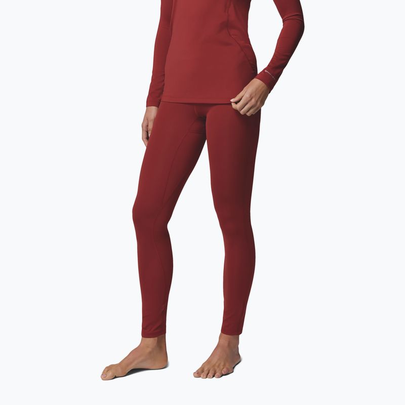 Pantaloni termoactivi pentru femei Columbia Midweight Stretch red oxide 4