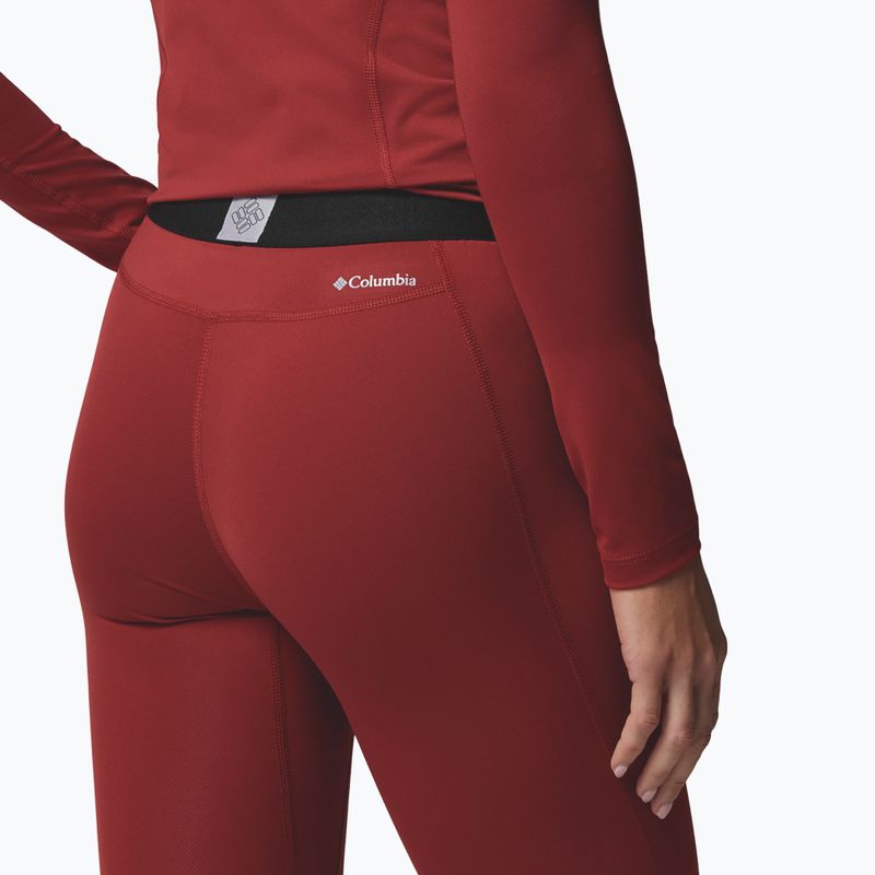 Pantaloni termoactivi pentru femei Columbia Midweight Stretch red oxide 6