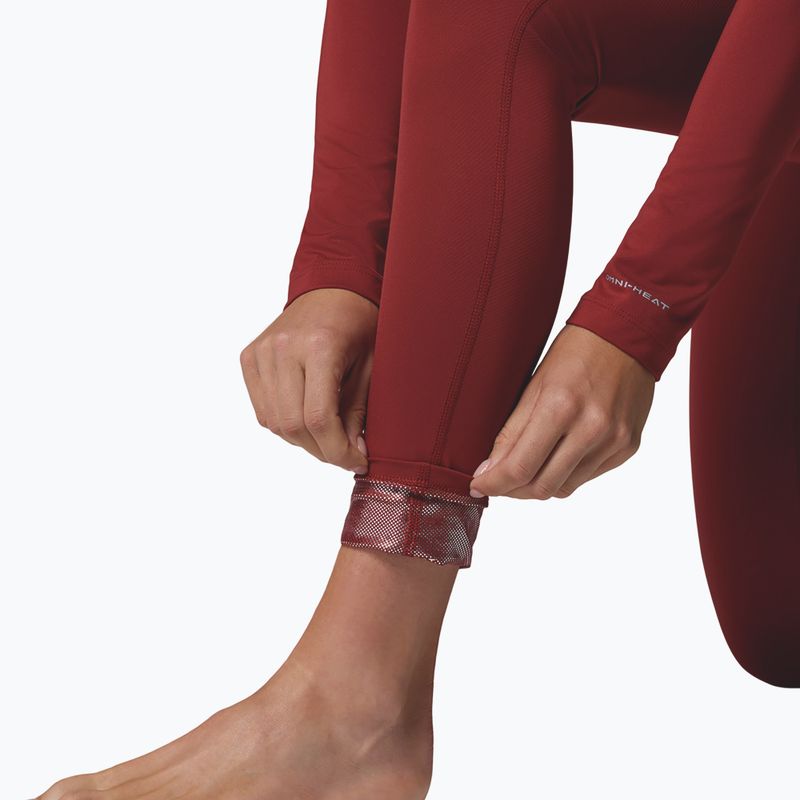 Pantaloni termoactivi pentru femei Columbia Midweight Stretch red oxide 7
