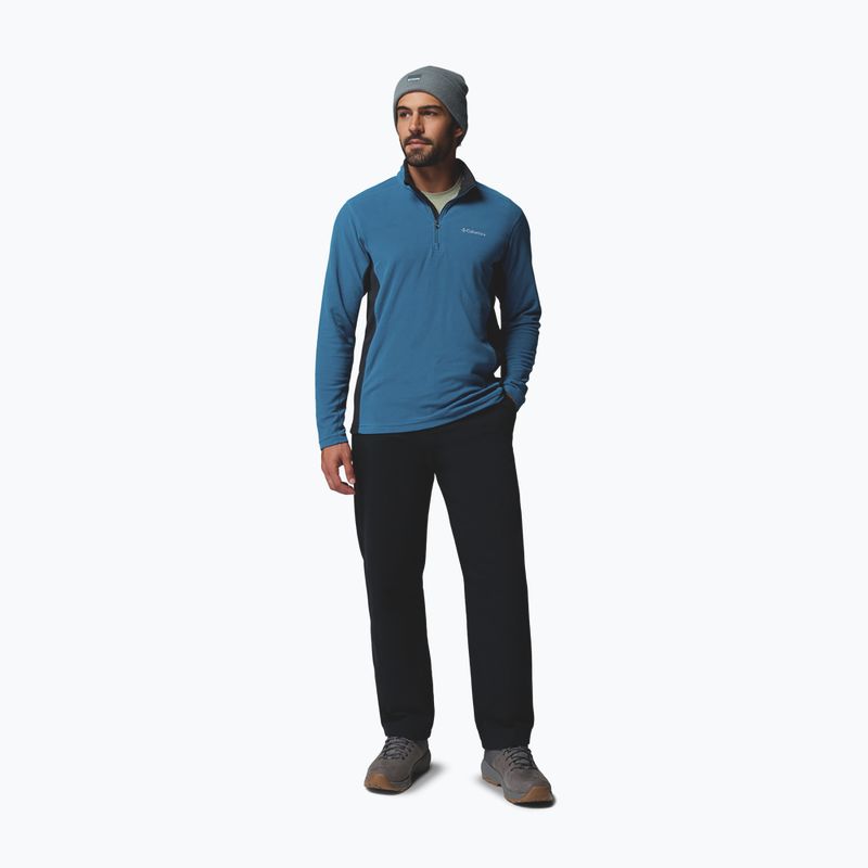 Bluză fleece pentru bărbați Columbia Klamath Range II HZ Phoenix Blue/Black 2