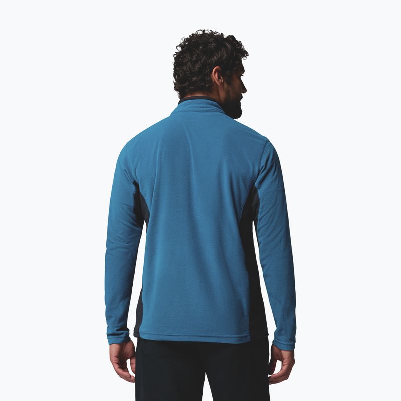 Bluză fleece pentru bărbați Columbia Klamath Range II HZ Phoenix Blue/Black 3