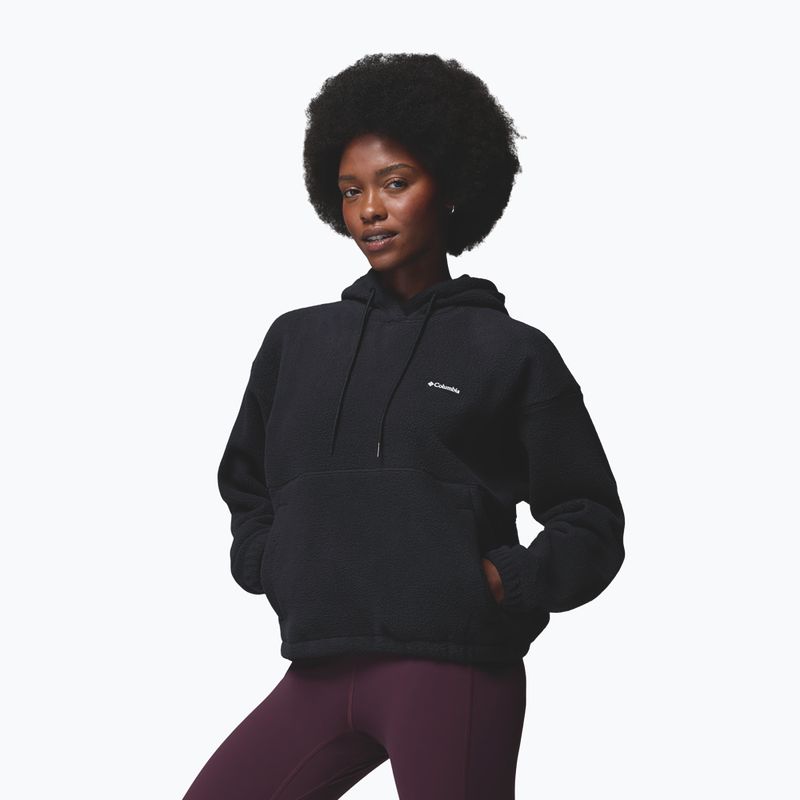 Bluză fleece pentru femei Columbia Timber Meadow MTR Fleece Hoodie black 4