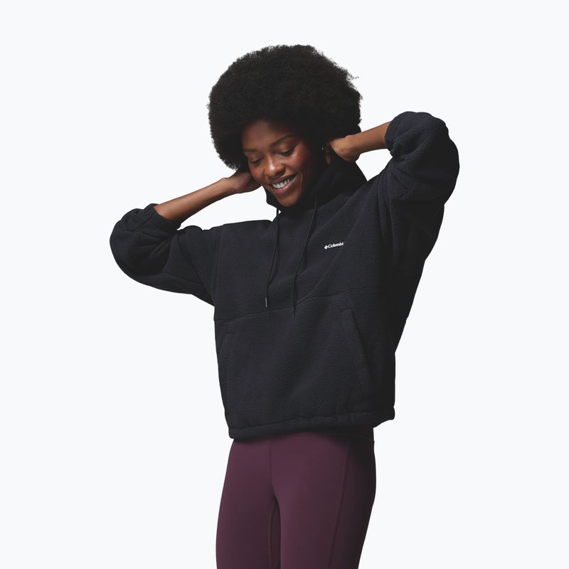 Bluză fleece pentru femei Columbia Timber Meadow MTR Fleece Hoodie black 5