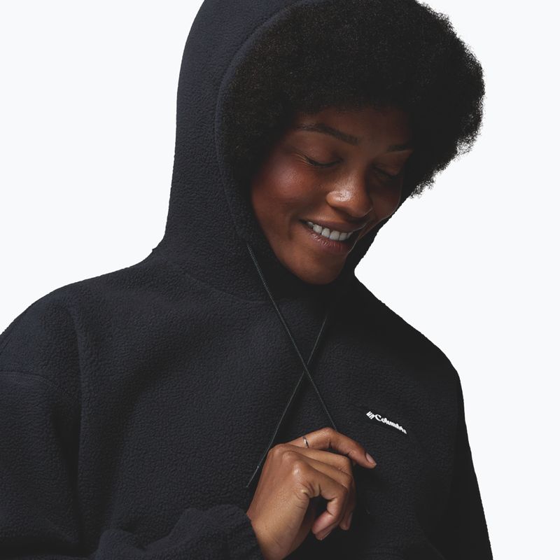 Bluză fleece pentru femei Columbia Timber Meadow MTR Fleece Hoodie black 6