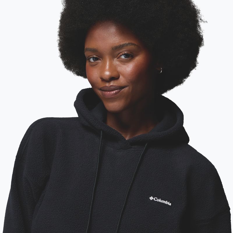 Bluză fleece pentru femei Columbia Timber Meadow MTR Fleece Hoodie black 7