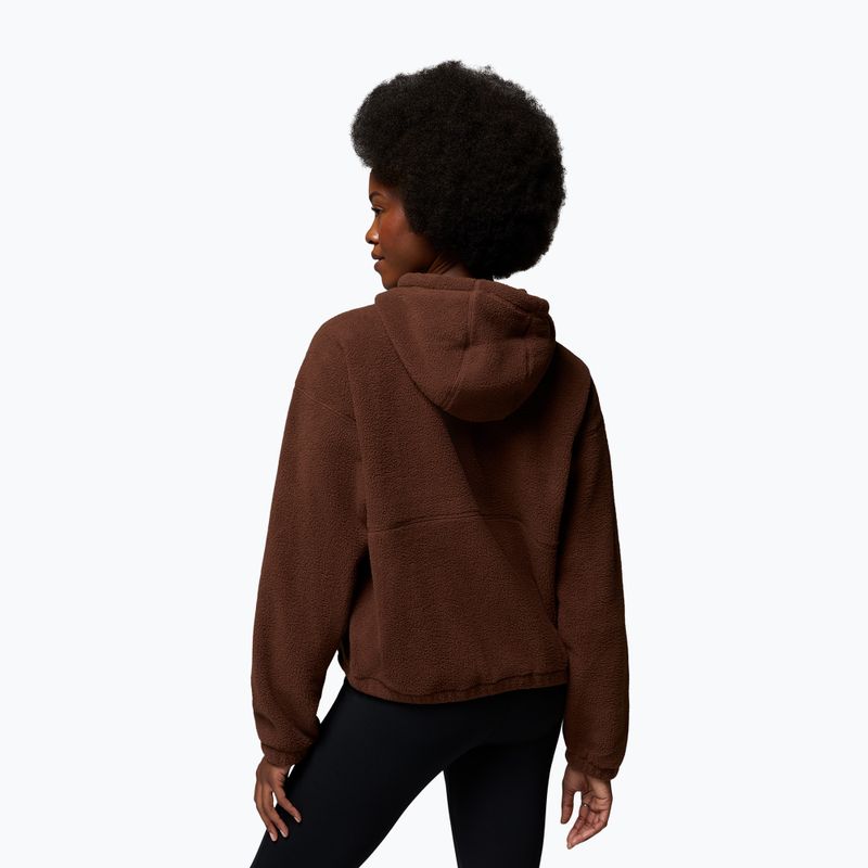 Bluză fleece pentru femei Columbia Timber Meadow MTR Fleece Hoodie tobacco 3