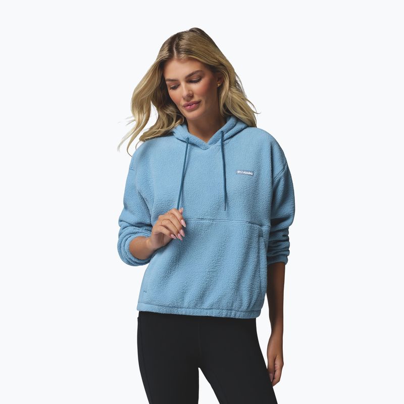 Bluză fleece pentru femei Columbia Timber Meadow MTR Fleece Hoodie rainy day 3