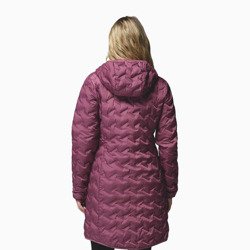 Geacă cu puf pentru femei Columbia Delta Ridge II Long Down antique mauve 3