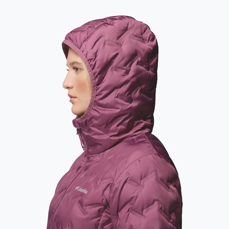 Geacă cu puf pentru femei Columbia Delta Ridge II Long Down antique mauve 7