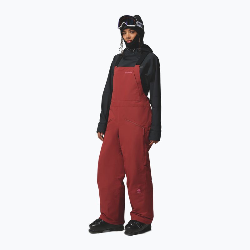 Pantaloni de schi pentru femei Columbia Coreshot Bib red oxide 4